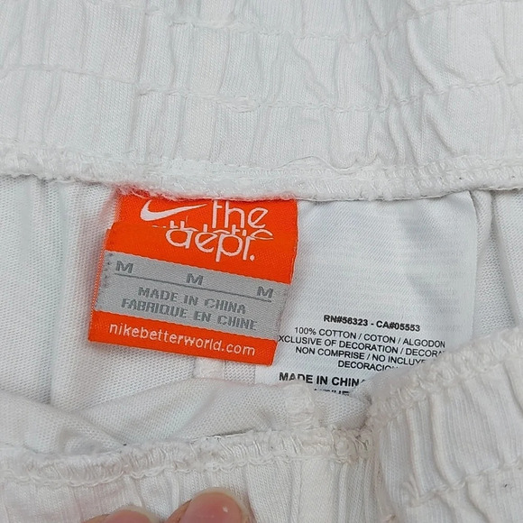 Nike Athletic bootie shorts size M Pink white hombre - Picture 3 of 3